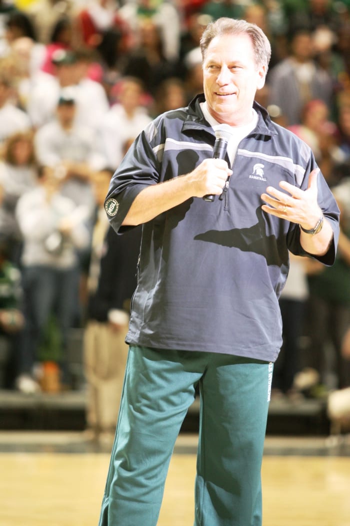 The addition of wood alleviates many worries Tom Izzo faced heading into 2011-2012. Photo courtesy of Bill Marklevits.